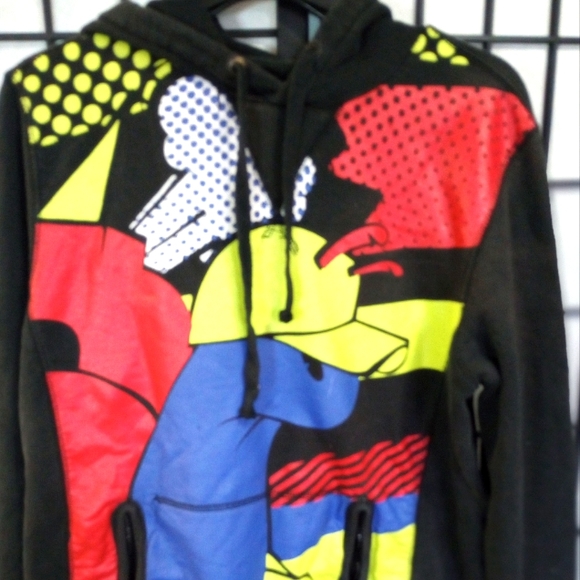 Viral Wear Men's Sweatshirt Hoodie Size Small S Distressed Streetwear Y2K - Picture 2 of 12